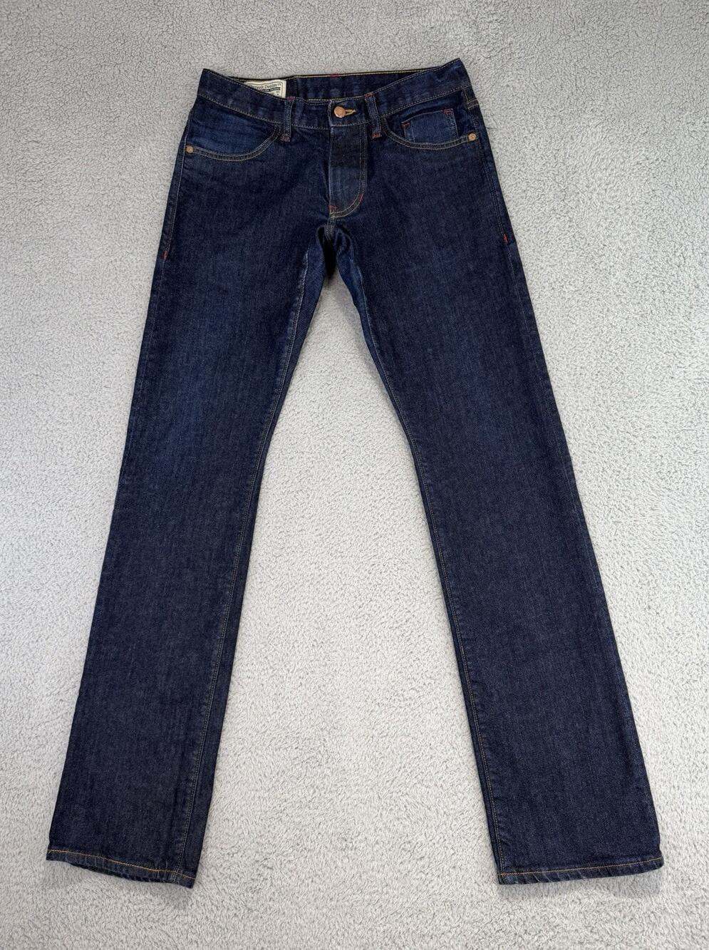 Detroit Denim Co 31x33 Dark Indigo Button Fly Jeans Made In Detroit